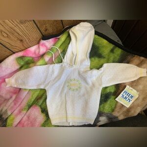 NWT Pride N Joy Vintage Baby Sweater 6/9 months